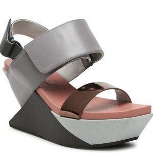 UNITED NUDE DELTA wedge gray bronze silver SZ 40 Similar to Ryder